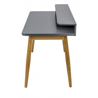 Farsta writing desk (gray)